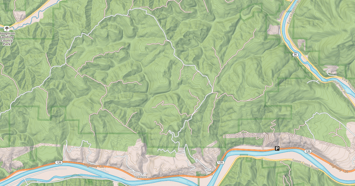 Map preview of DAVID RIDGE RD