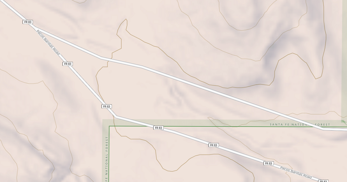 Map preview of USFS Motor Vehicle Use Map Roads {EF03BCFD-AAE6-4979-898E-2DF488301858}