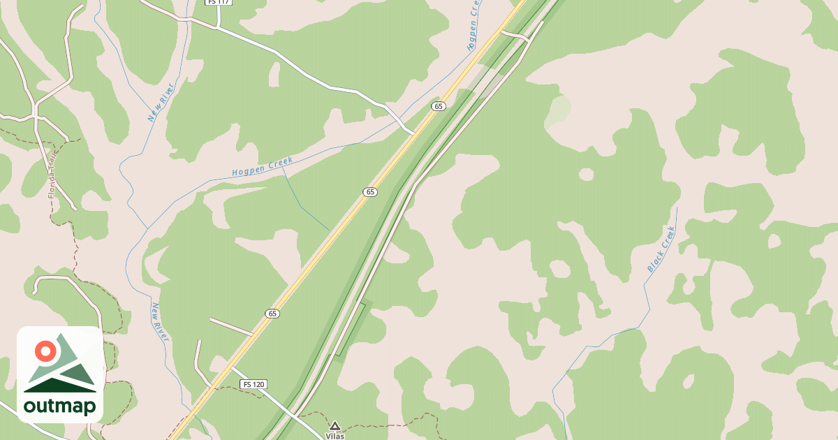 Map of USFS National Forest System Roads {7BDACDEB-866A-4BDA-A7E7-5D26EF94B898}