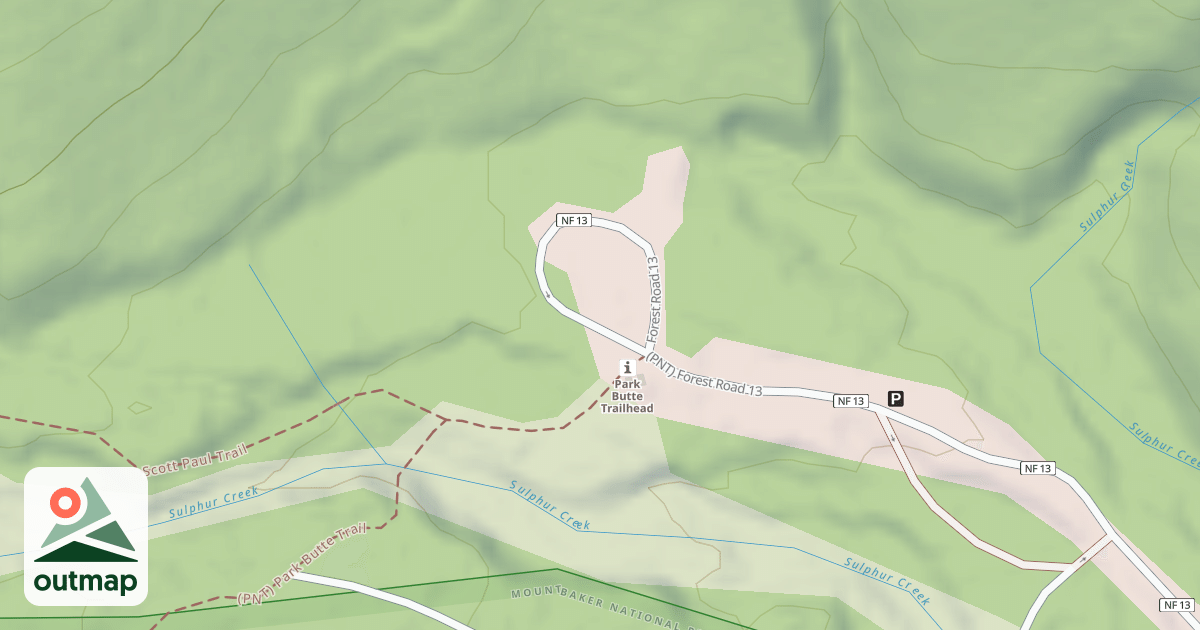 Map of Schrieber Mdws Snowmobile 13