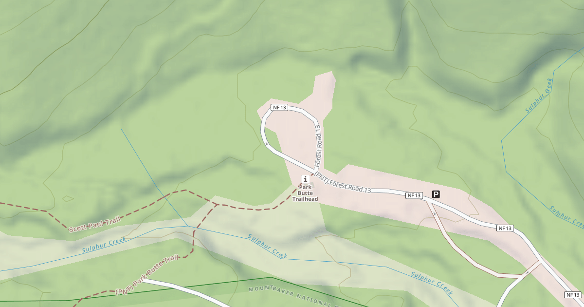 Map preview of Schrieber Mdws Snowmobile 13