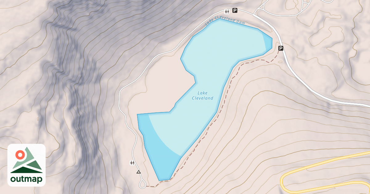 Map of LAKE CLEVELAND C G