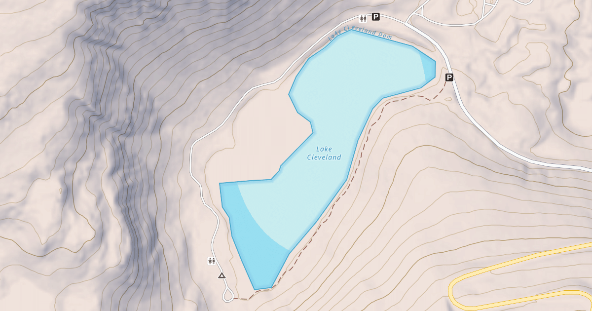 Map preview of LAKE CLEVELAND C G