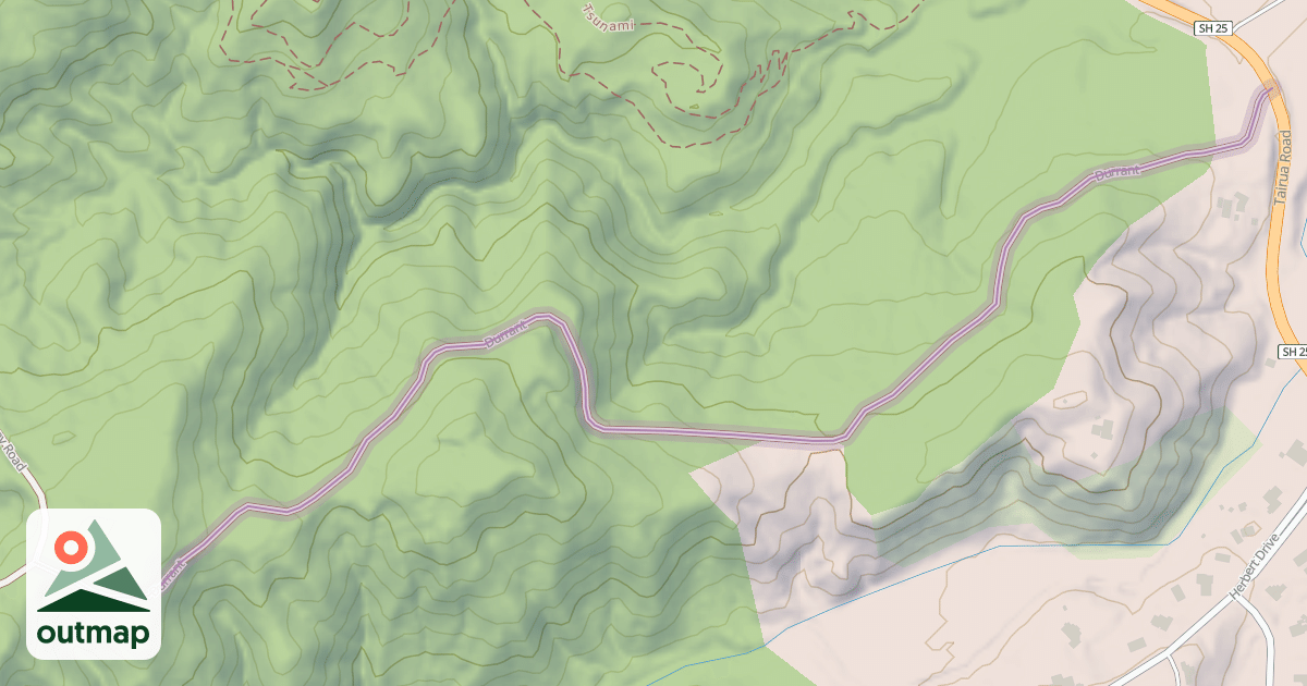 Map of Durrant