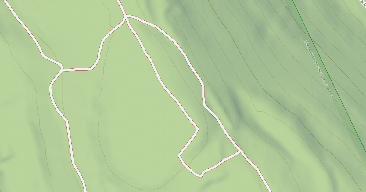 Map preview of Whiskey Springs Trails