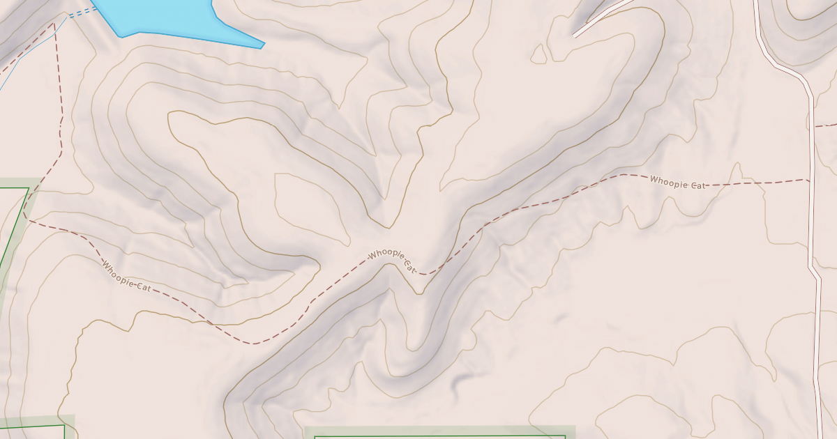 Map preview of WHOOPIE CAT DAM ROAD