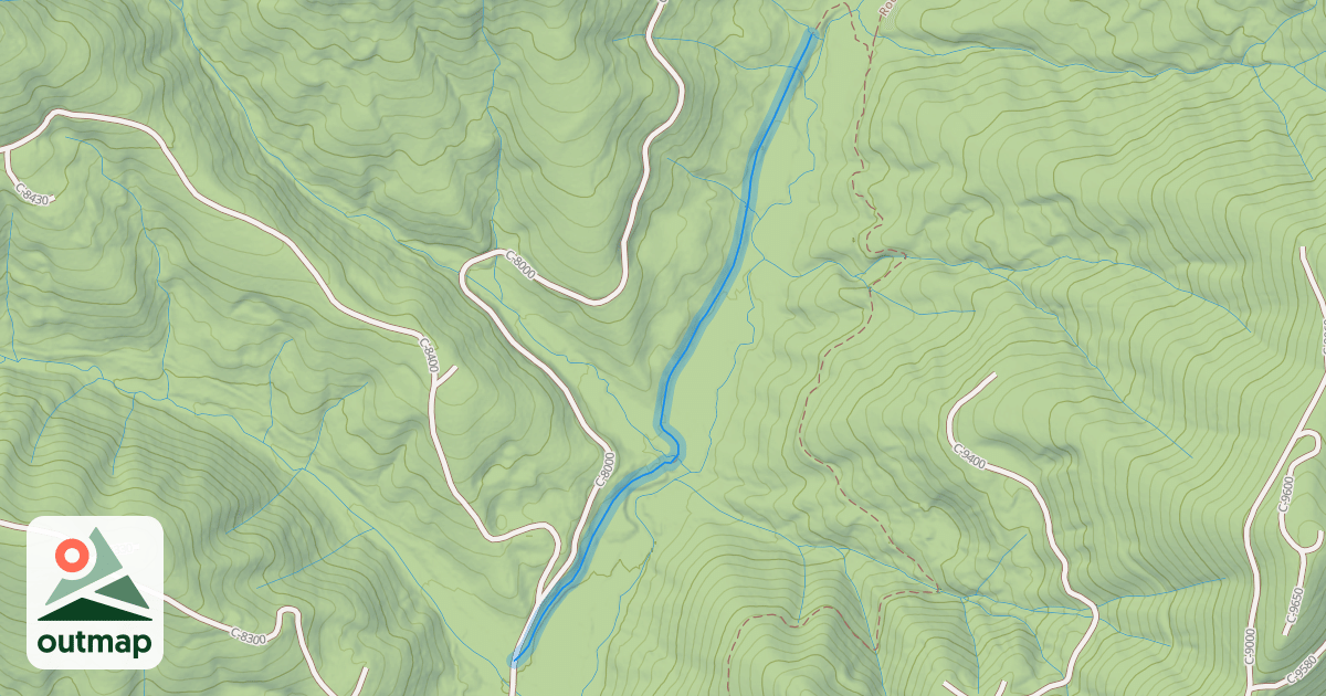 Map of Waddell Basin West