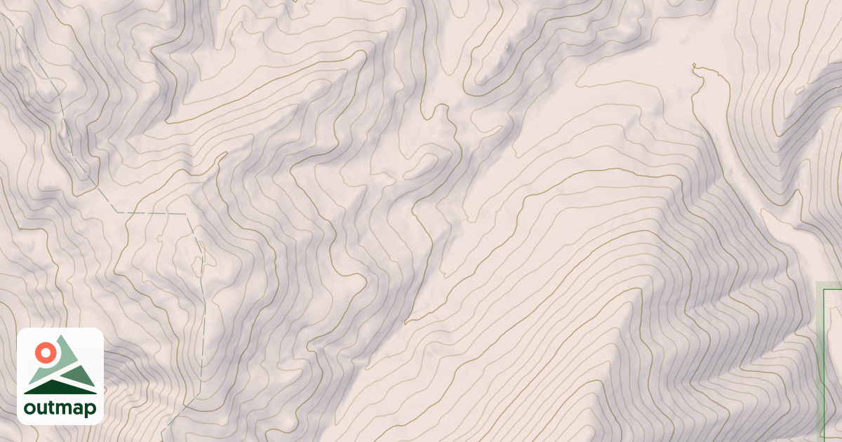 Map of DRY FORK RIDGE