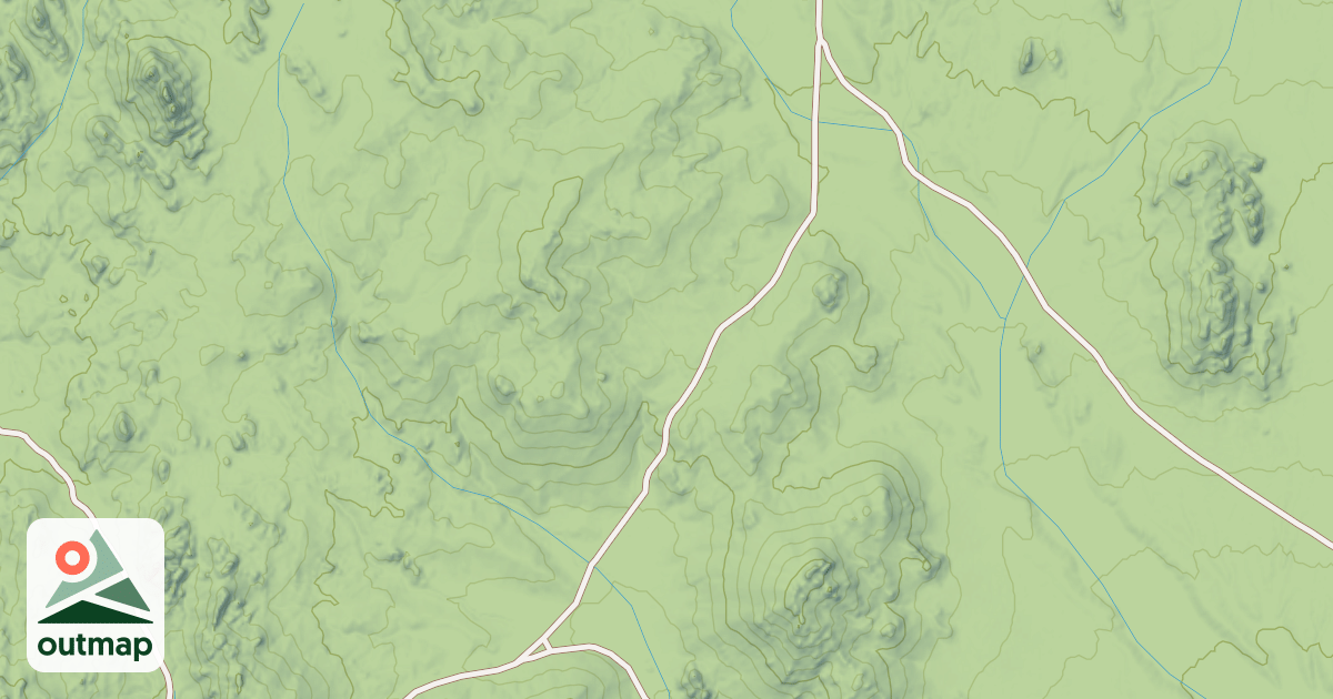 Map of CUTOFF ROAD