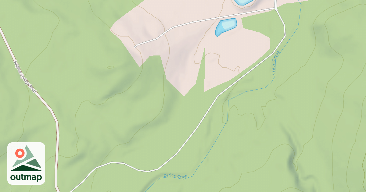 Map of CEDAR CREEK