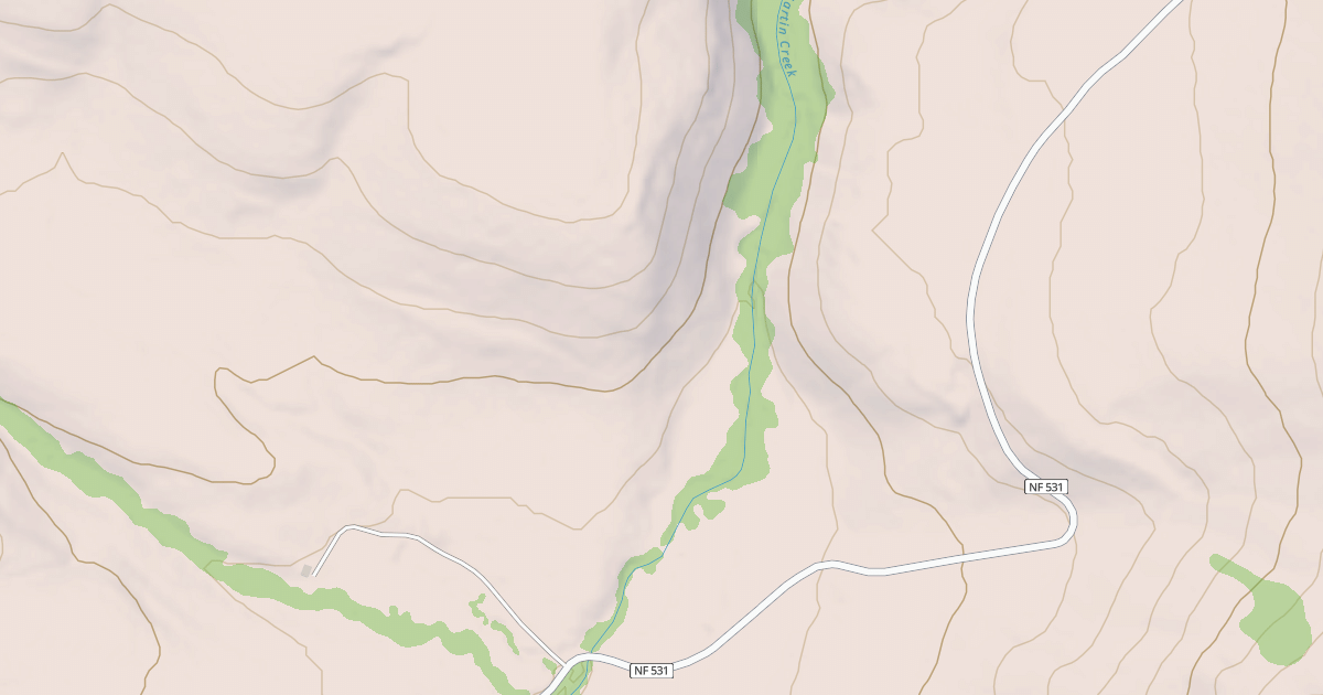 Map preview of N. FORK LITTLE HUMBOLDT