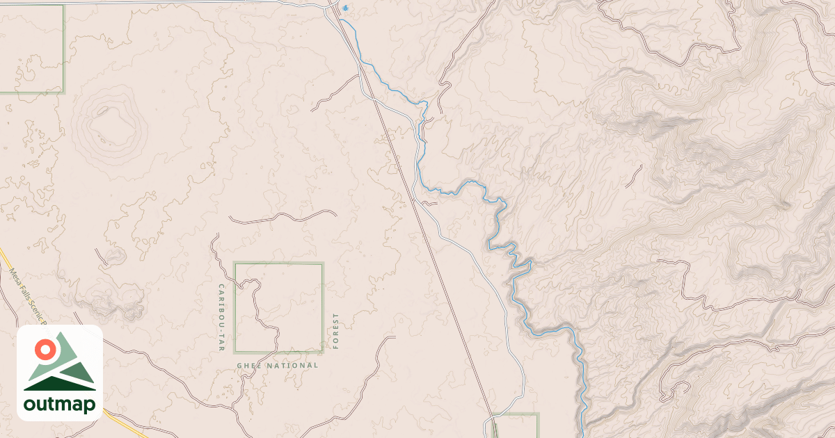 Map of BEAR GULCH BPA NORTH