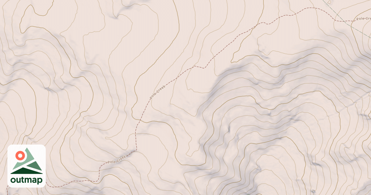 Map of Pole Creek