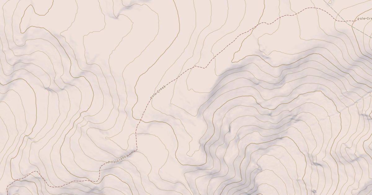 Map preview of Pole Creek