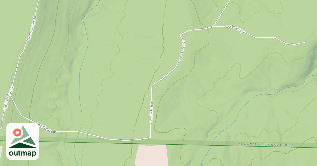 Map of LOST PLOTS SPUR