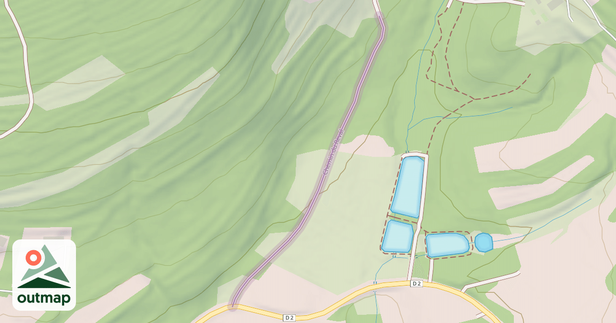 Map of Chemin du Reval