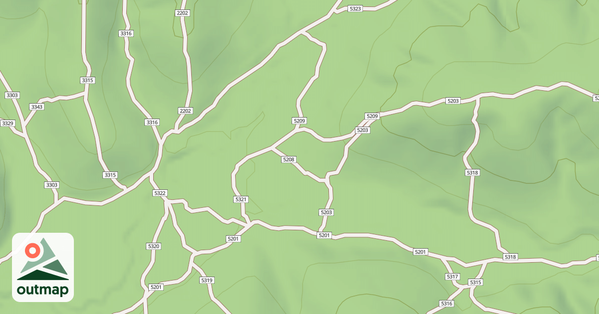 Map of USFS Motor Vehicle Use Map Trails 19830