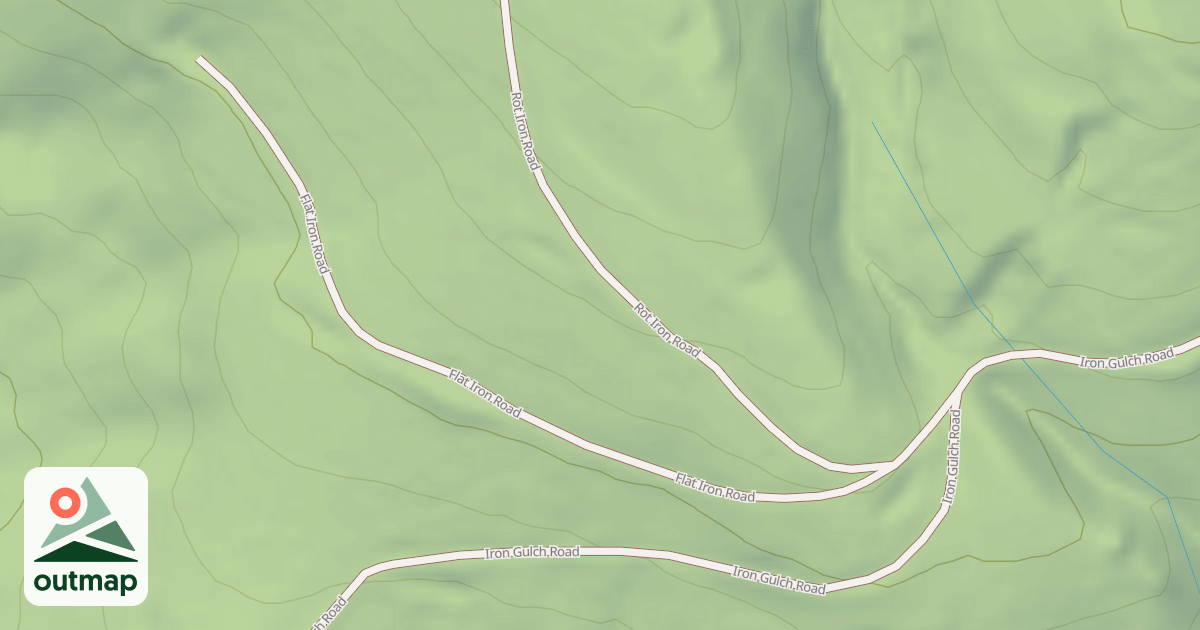 Map of FLAT IRON