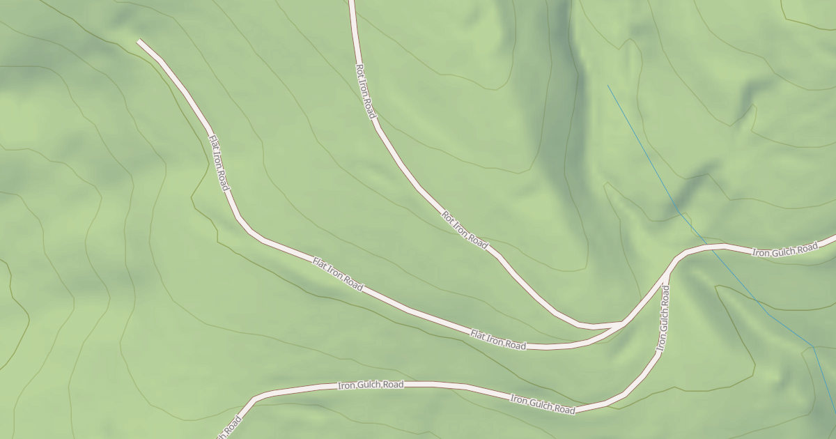 Map preview of FLAT IRON
