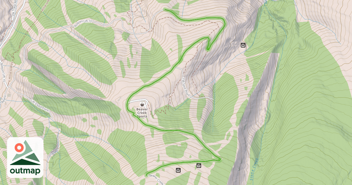 Map of Cinch-Upper