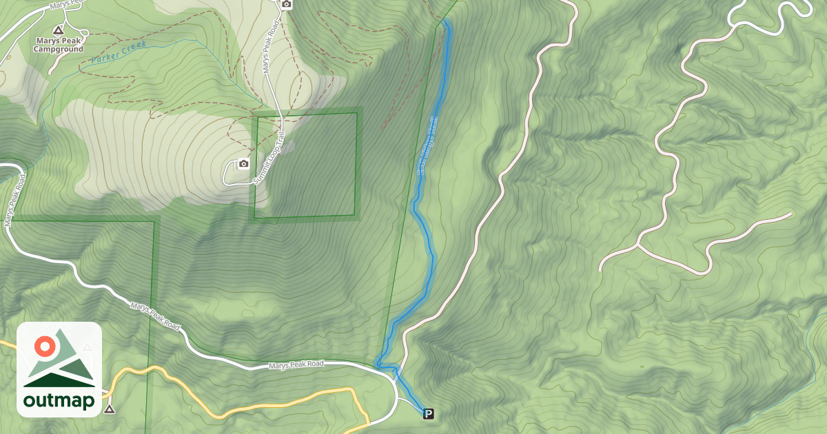 Map of East Ridge Trail