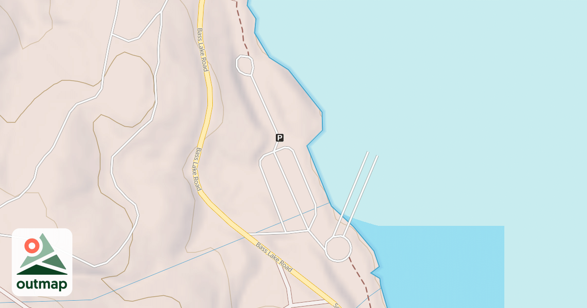 Map of BASS LK BOAT LAUNCH