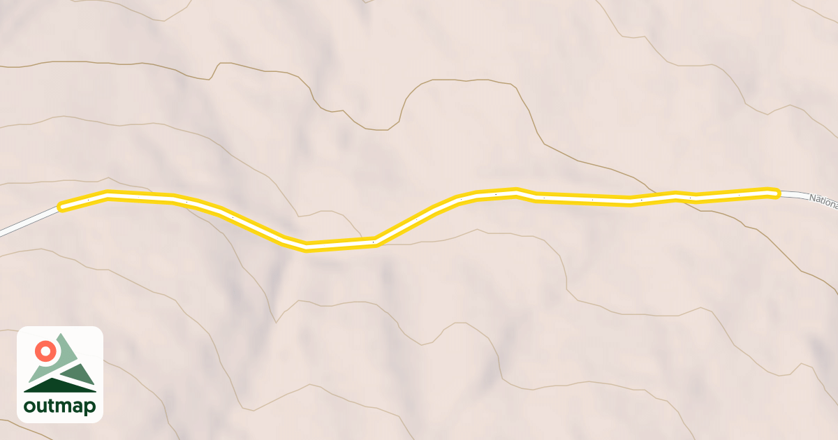 Map of National Forest Development Road 260