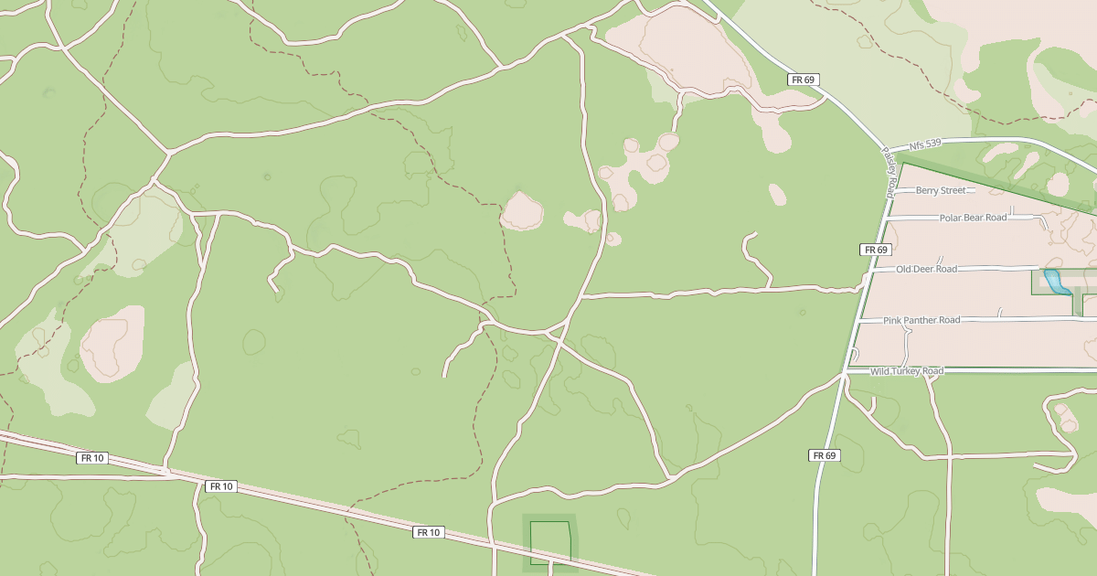 Map preview of USFS Motor Vehicle Use Map Roads {B94628C7-E375-4C54-81B0-0313729D2334}
