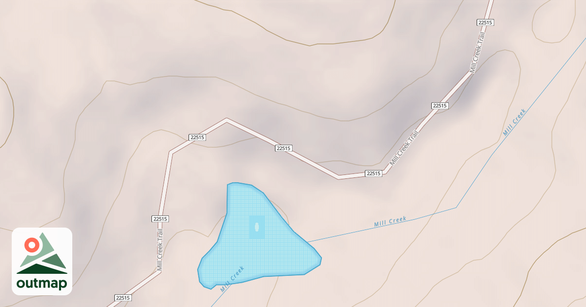 Map of Mill Creek Trail