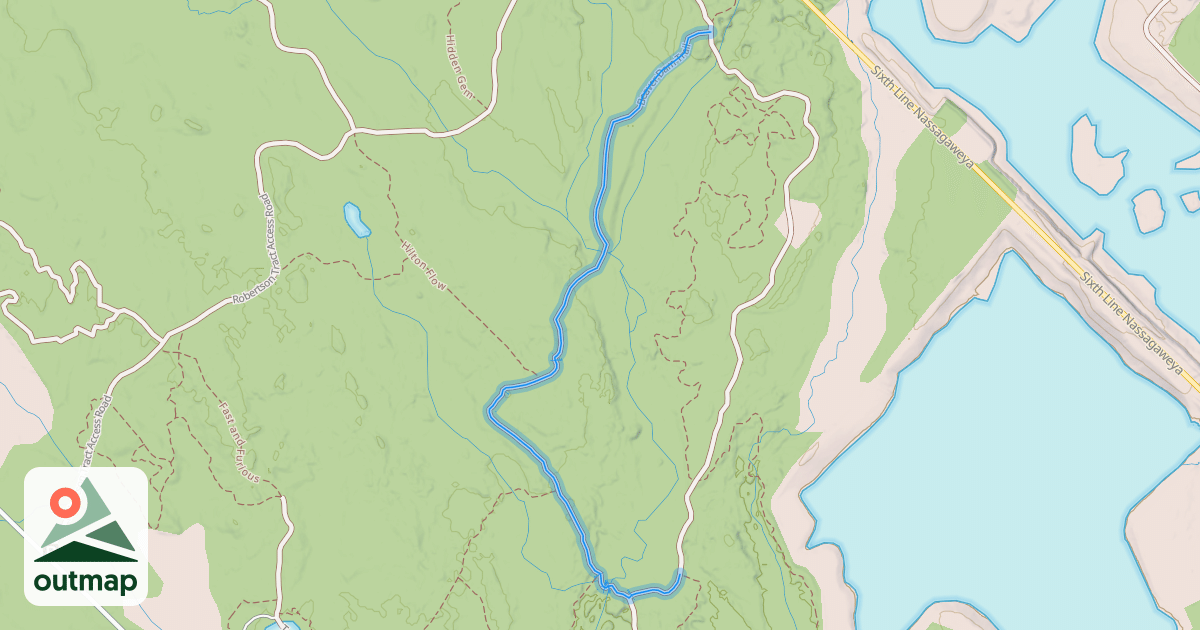 Map of Beaver Dam Trail