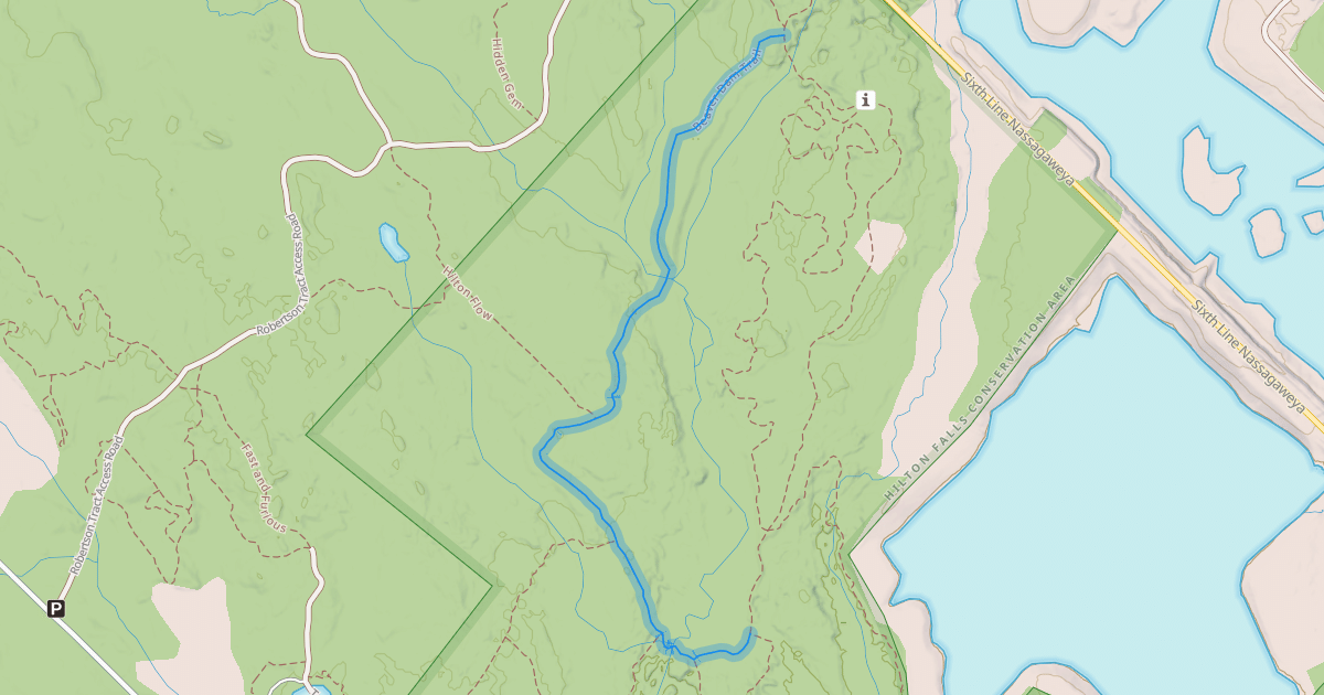 Map preview of Beaver Dam Trail