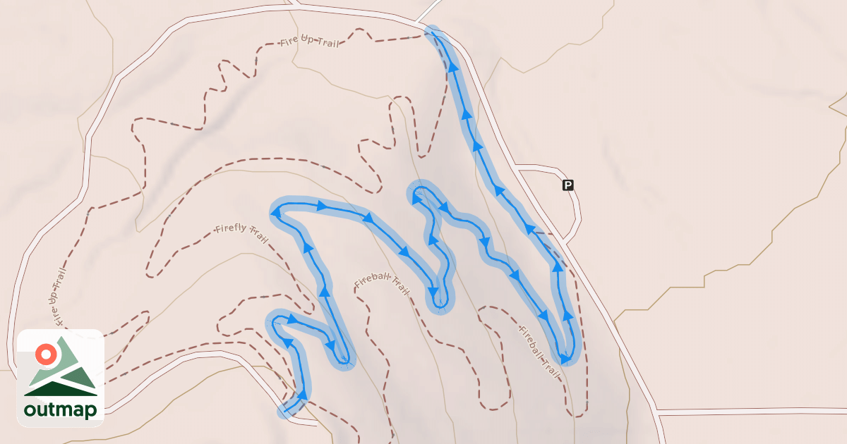 Map of Super Fly Trail