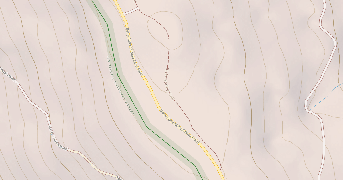 Map preview of MILL CREEK DISPERSED