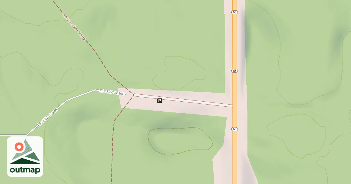 Map of Hoist, East Park Spur
