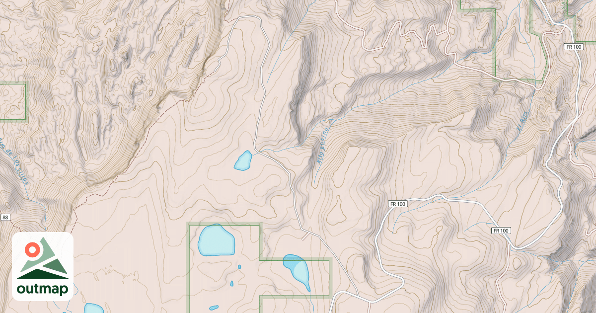 Map of ENCINO LOOKOUT