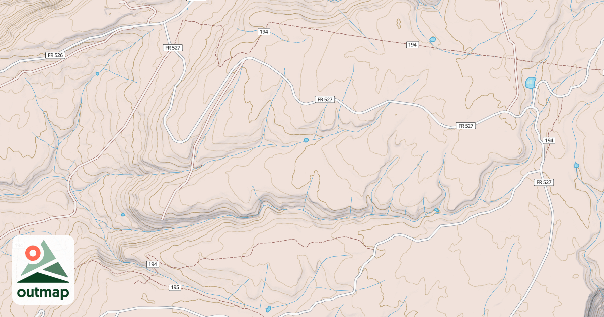 Map of BOGGY UPPER LOOP