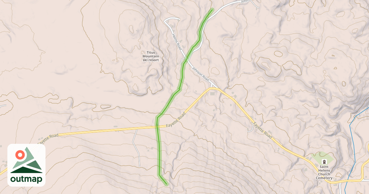 Map of Bridge Run