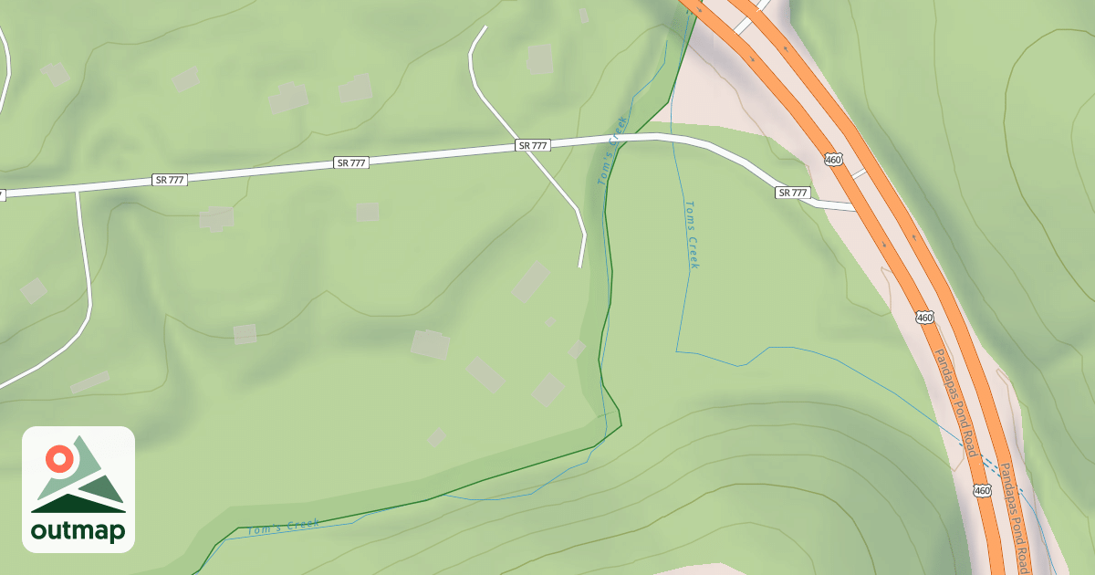 Map of BLACKSBURG WC