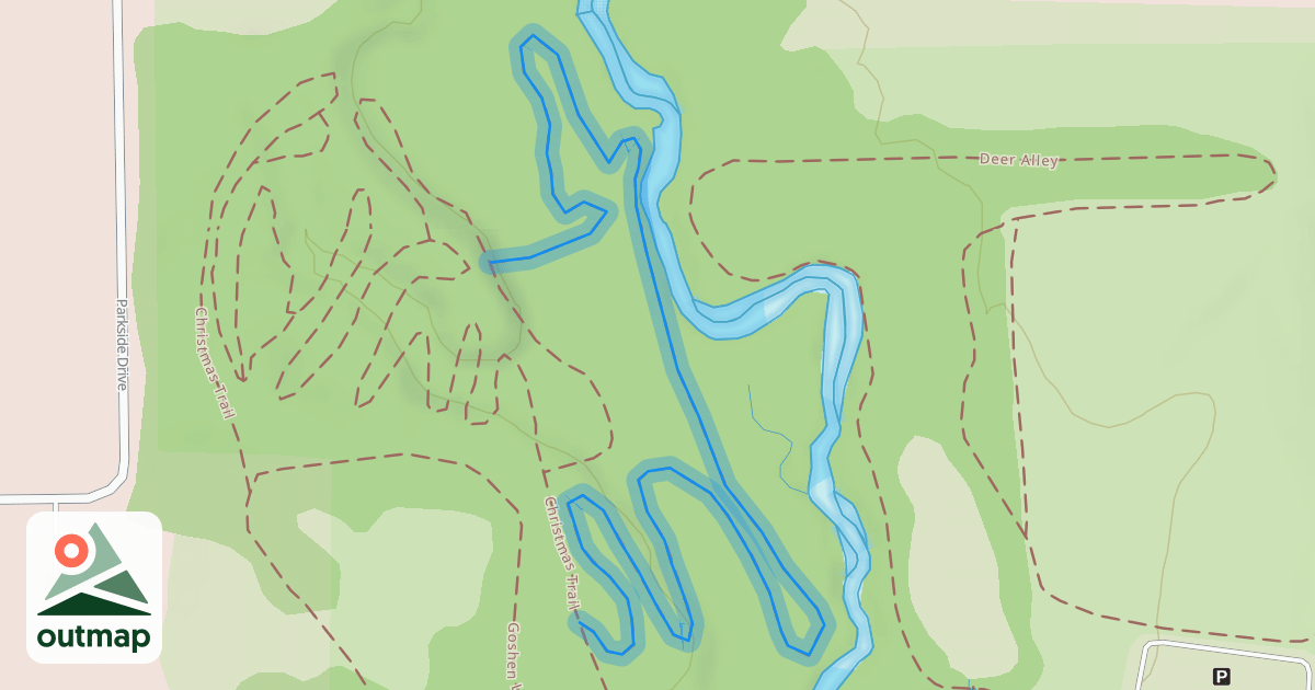 Map of Christmas Trail