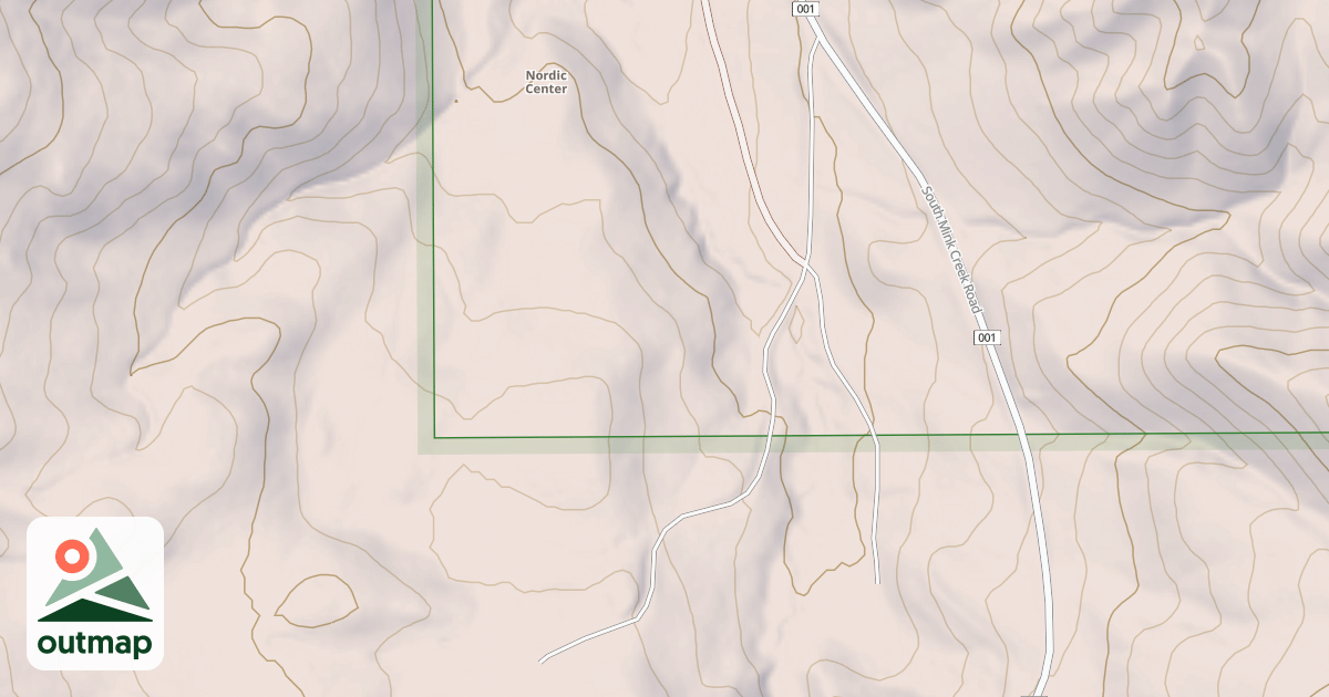 Map of NORDIC SKI TRAIL M5