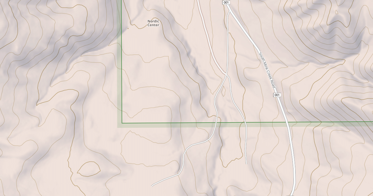 Map preview of NORDIC SKI TRAIL M5