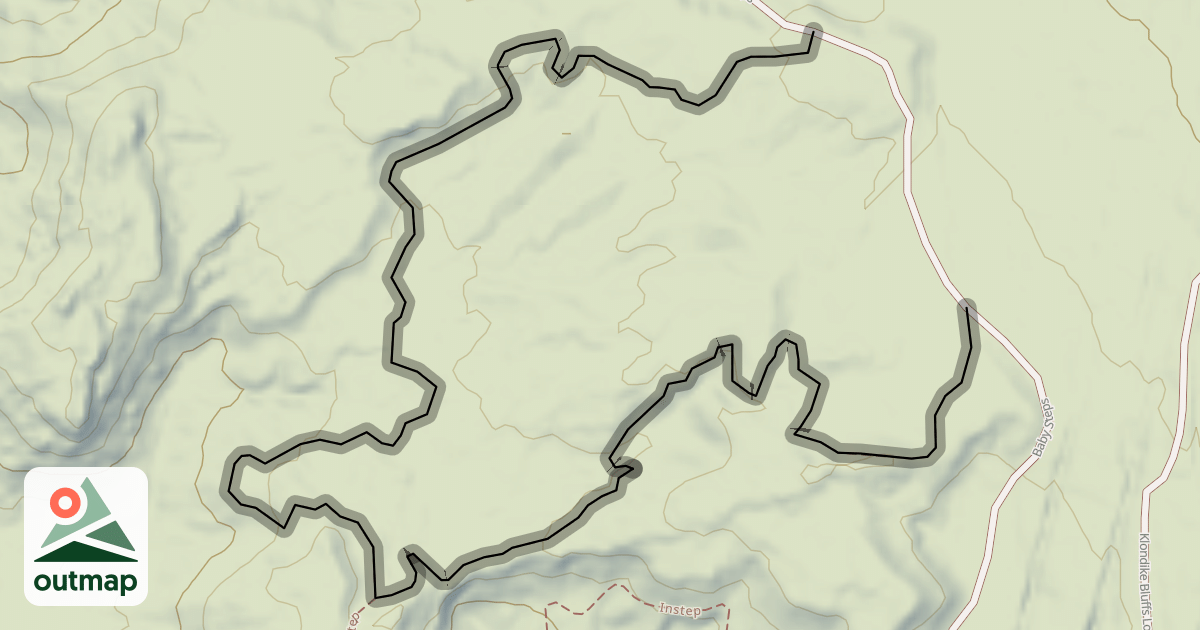 Map of Baby Steps Trail