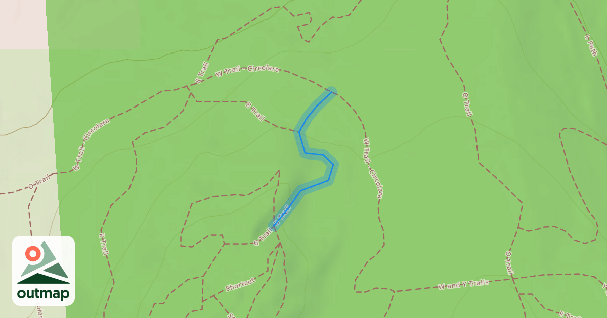 Map of B Trail