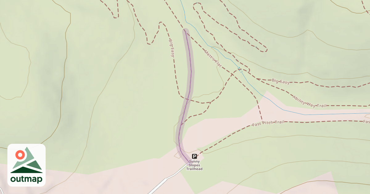 Map of Sunny Slopes Trail