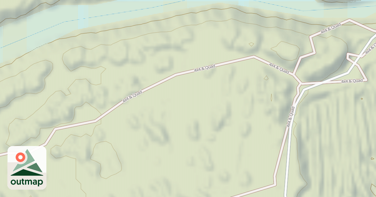 Map of Interlake State Recreation Area Trails