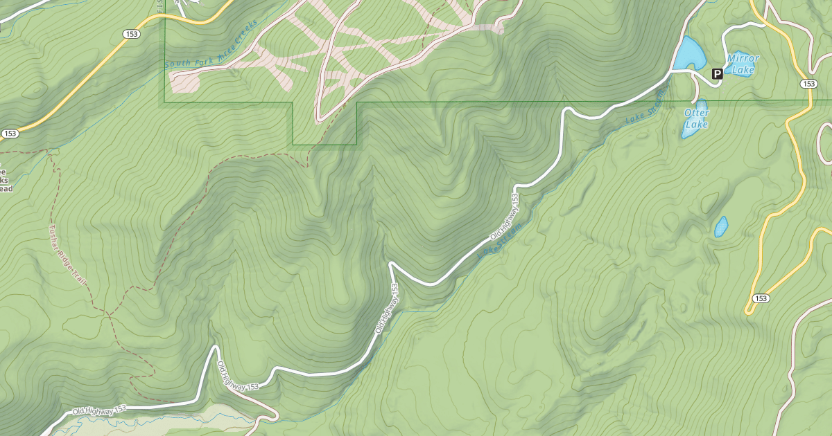 Map preview of OLD 153 TO PUFFER LAKE