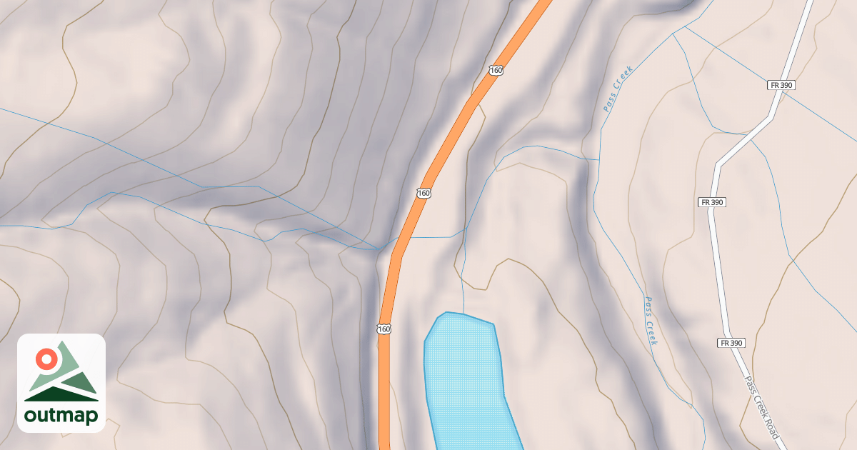 Map of LA GUNITA PARKING