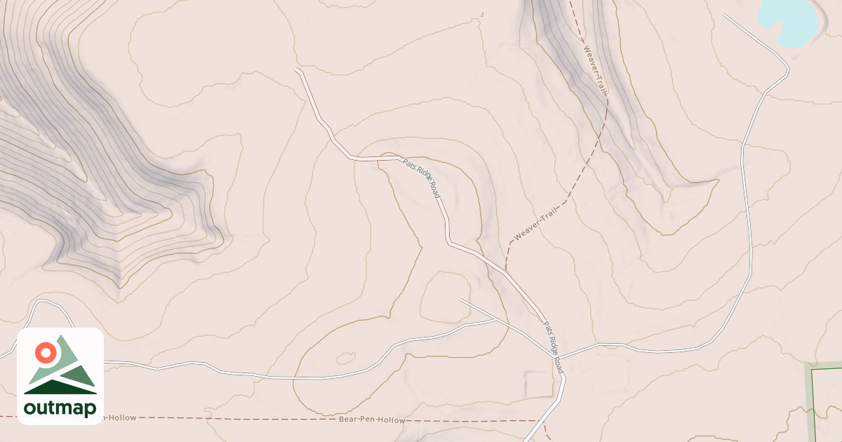 Map of Hyner Mountain Snowmobile Trails