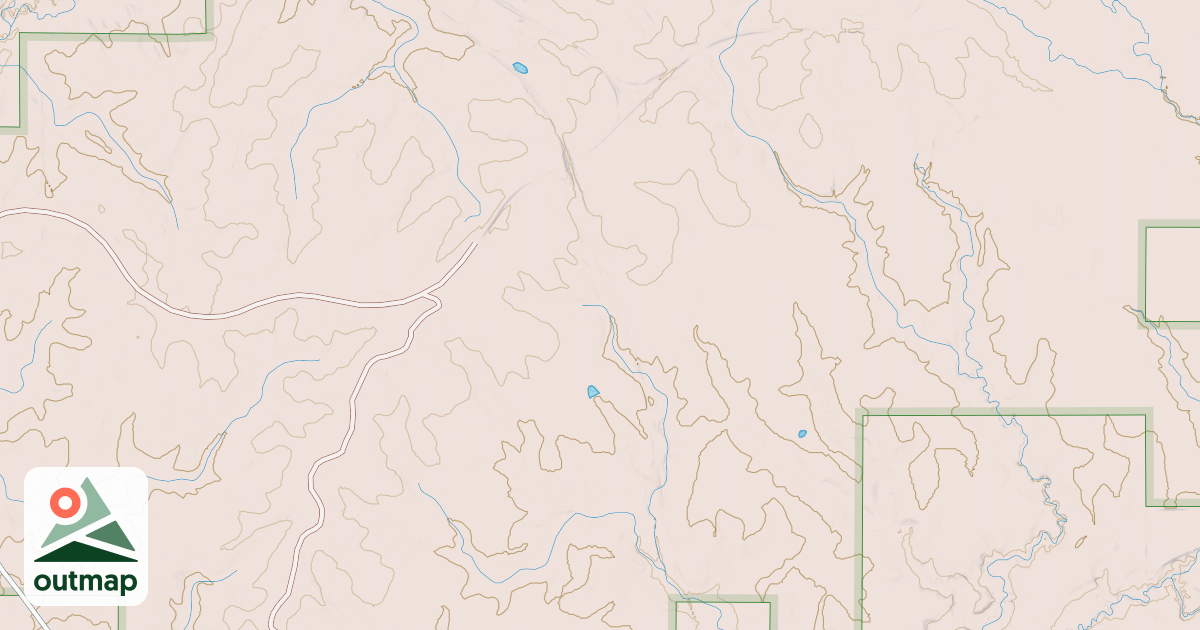 Map of Claiborne Boy Scout Trail
