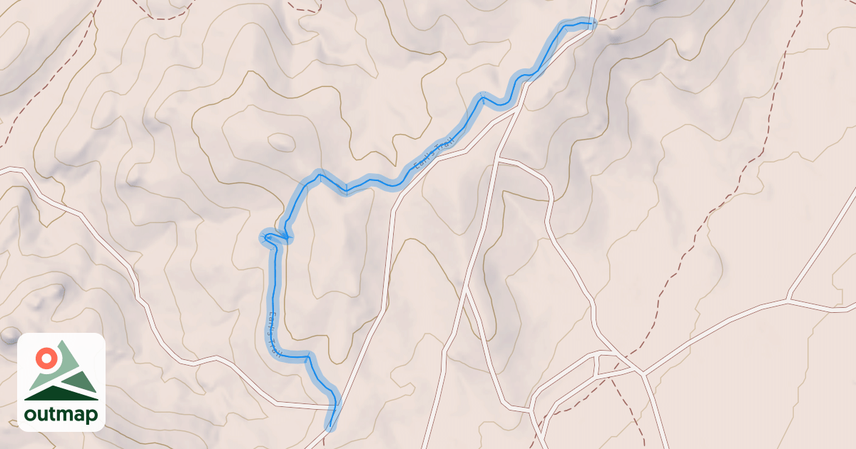Map of Earl's Trail
